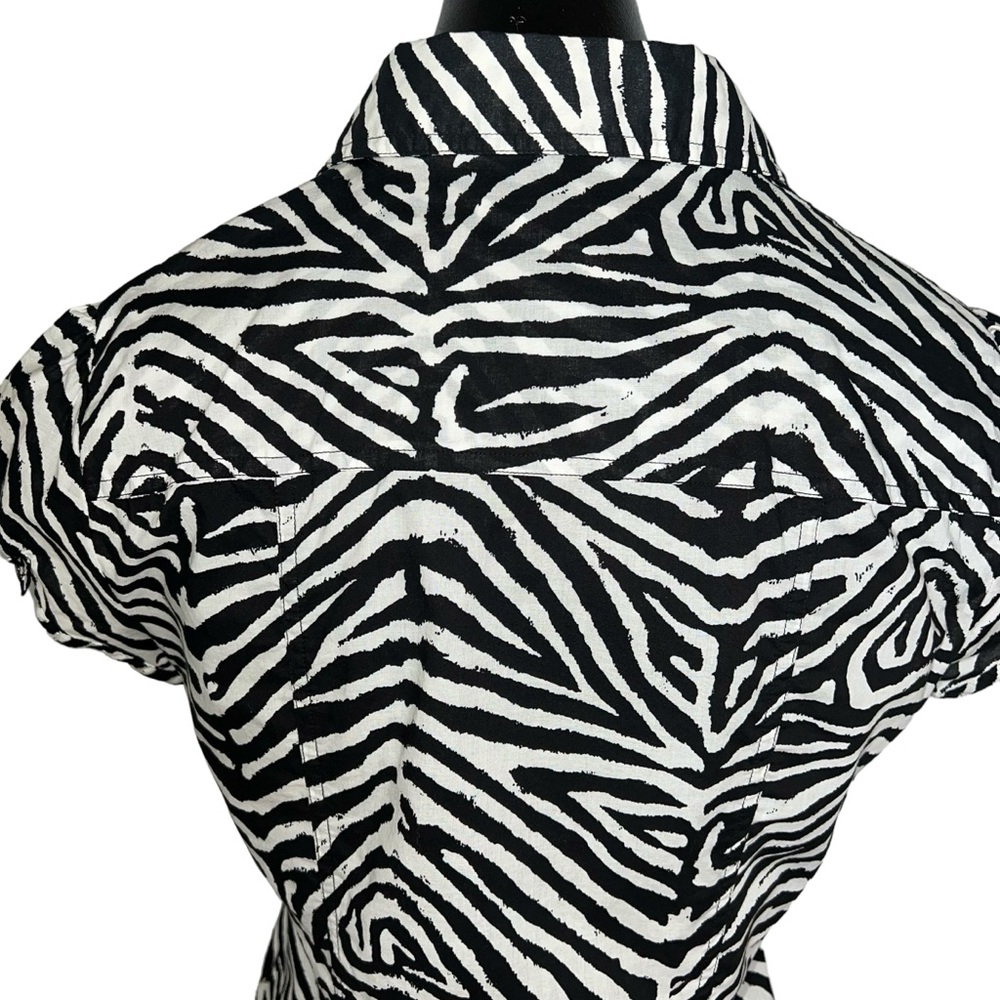 Michael Michael Kors Zebra Print Button Down - image 8